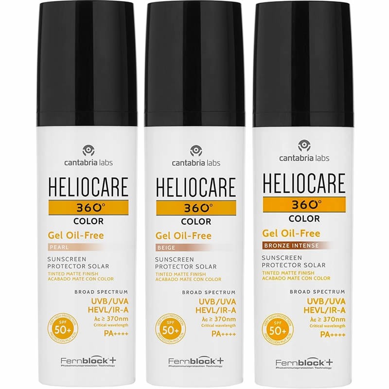 Heliocare 360⁰ Color Gel Oil-Free SPF 50+ - Cosmética de Farmacia