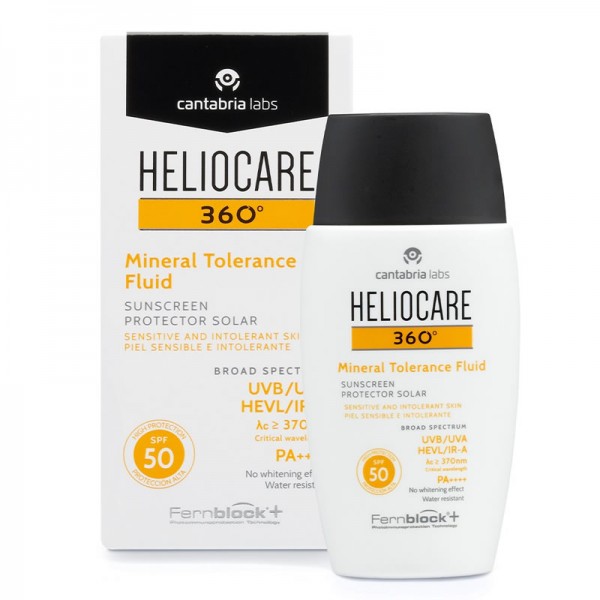 Heliocare 360⁰ Mineral Tolerance Fluid SPF 50 - Cosmética de Farmacia