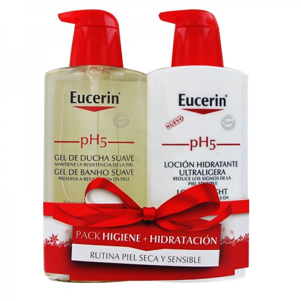 Eucerin pH5 Gel de Ducha 400 ml + Loción hidratante 400 ml Eucerin pH5 Gel de Ducha 400 ml + Loción hidratante 400 ml