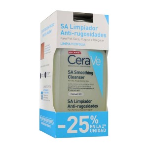 Pack Cerave SA Limpiador Anti-rugosidades