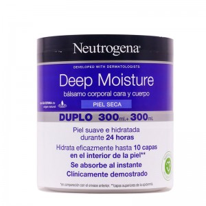 Pack Neutrogena Deep Moisture Bálsamo Cara y Cuerpo