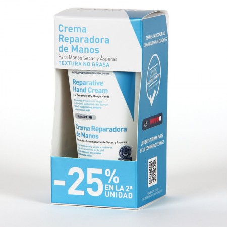 Cerave Crema Reparadora de Manos Duplo