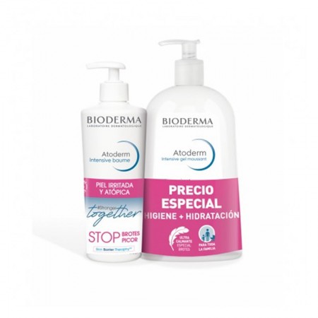 Bioderma Pack Atoderm Gel Intensivo Moussant + Atoderm Intensive Baume