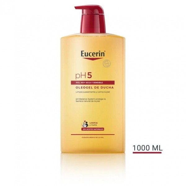 Eucerin Oleogel de Ducha Piel Sensible PH-5 1l + regalo 400 ml