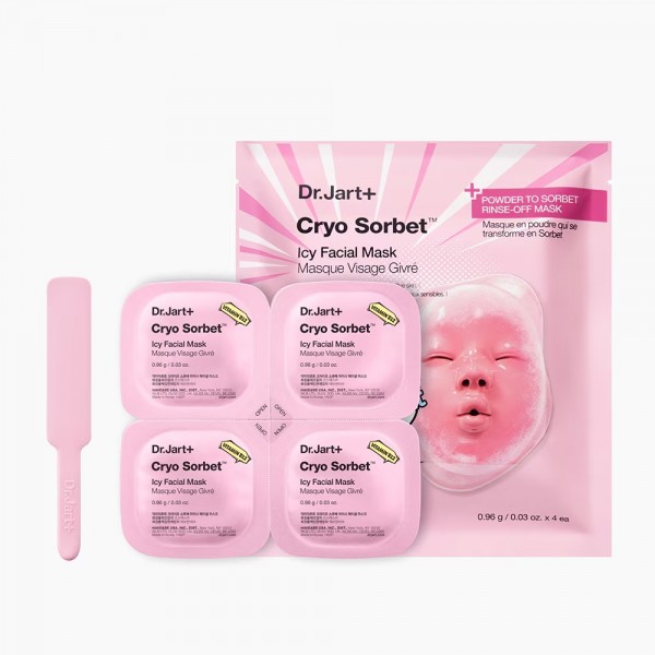 Dr. Jart+ Cryo Sorbet Icy Facial Mask Pack 4uds. Dr. Jart+ Cryo Sorbet Icy Facial Mask Pack 4uds.