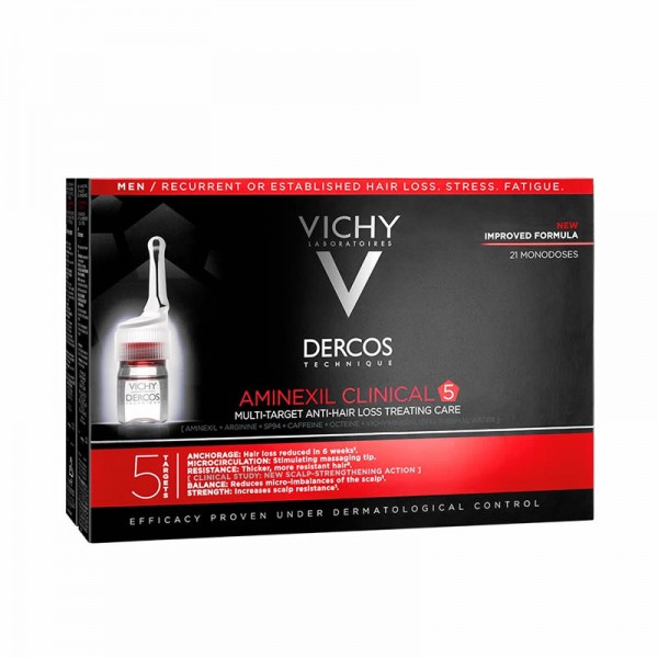 Vichy Dercos Aminexil Clinical 5 Hombre Vichy Dercos Aminexil Clinical 5 Hombre