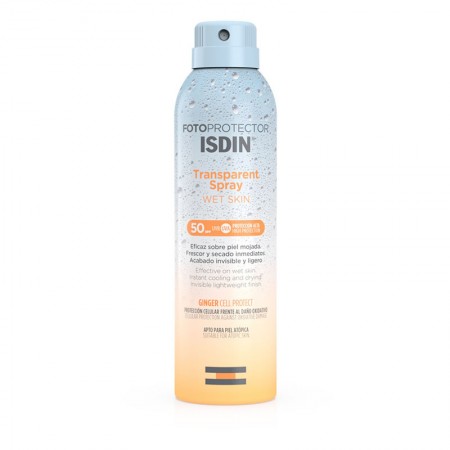 Isdin Fotoprotector Trasparent Spray Wet Skin 50+