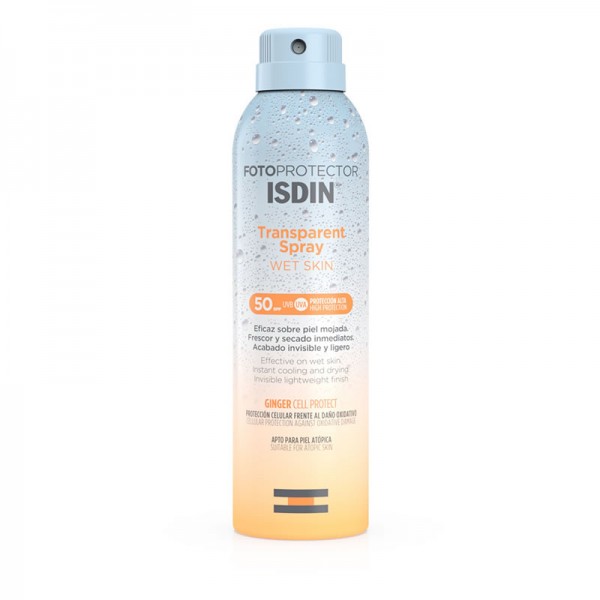 Fotoprotector Isdin Trasparent Spray Wet Skin 50+