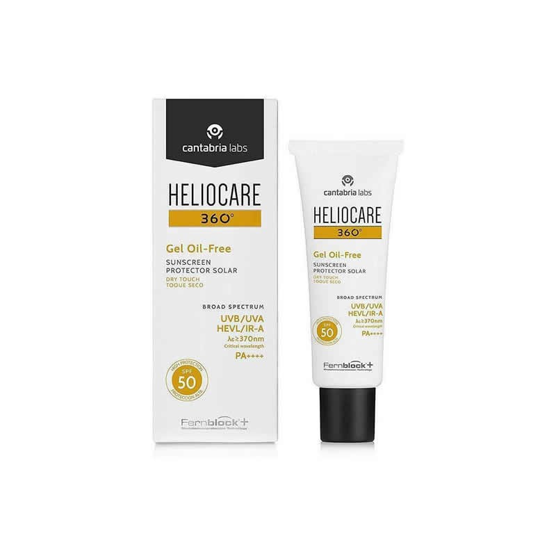 Heliocare 360 ⁰ Gel Oil - Free SPF 50 - Cosmética de Farmacia